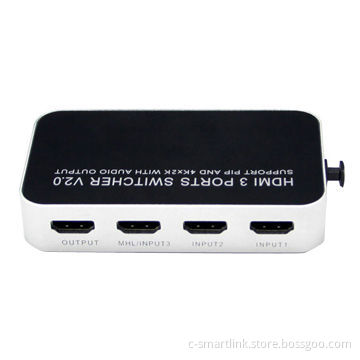 4K 2K 3-port 3x1 4 port 4x1 HDMI 2.0 1.4 Switch Switcher with Picture in Picture, 1080P@120Hz,